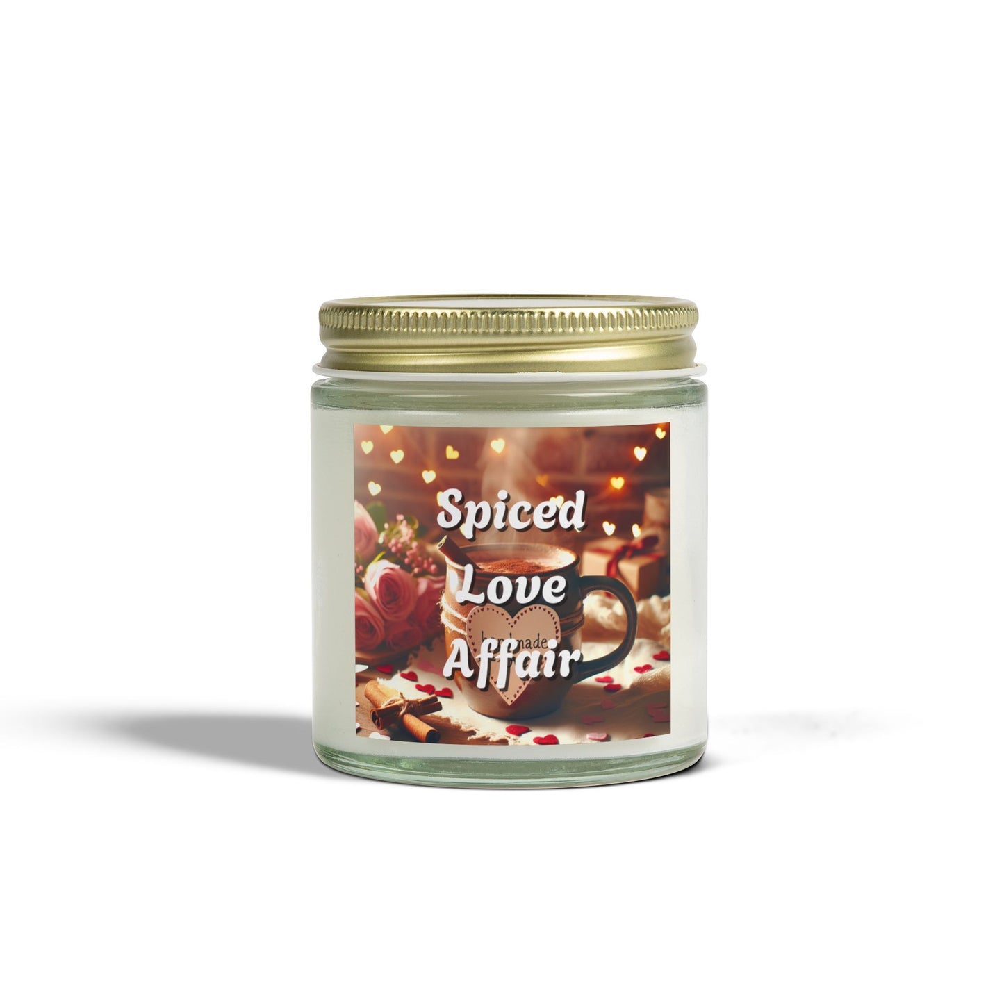 Spiced Love Affair Candles, Coconut Apricot Wax Romantic Home Decor, Relaxing Aromatherapy, Gift for Her,