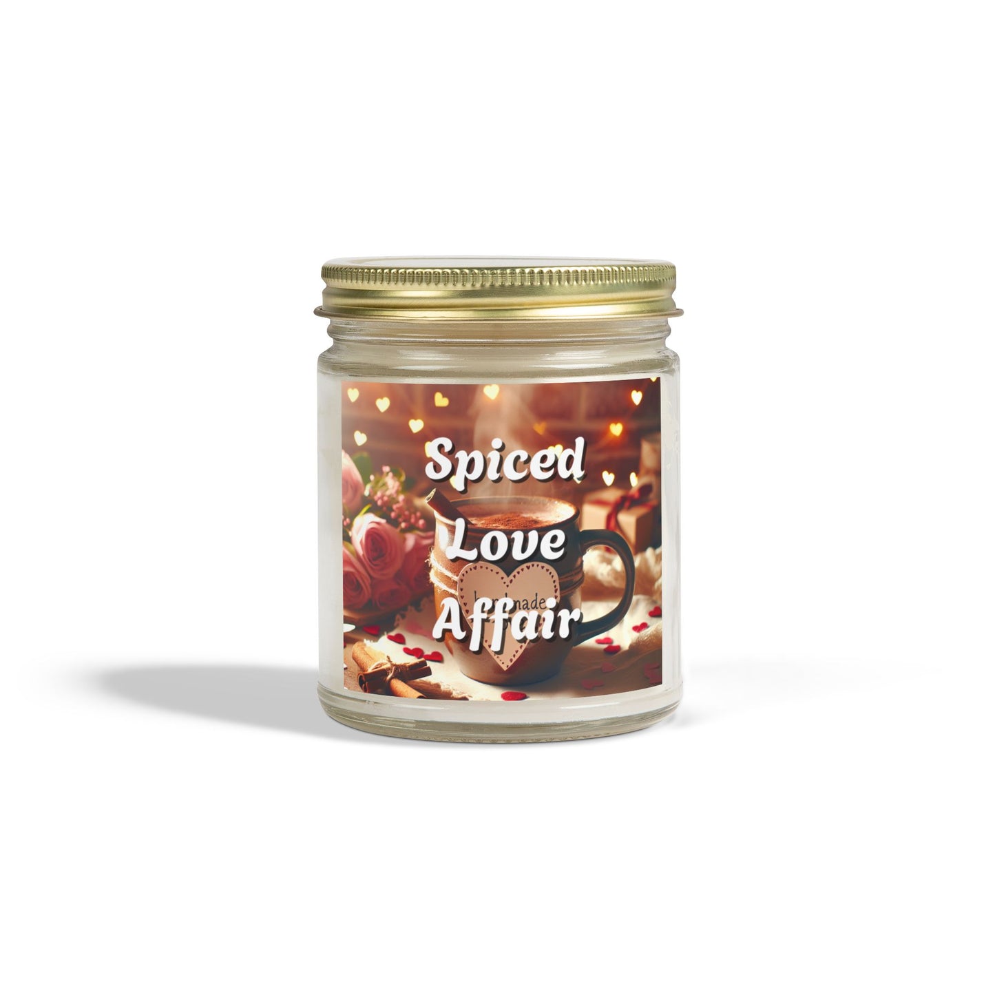 Spiced Love Affair Candles, Coconut Apricot Wax Romantic Home Decor, Relaxing Aromatherapy, Gift for Her,