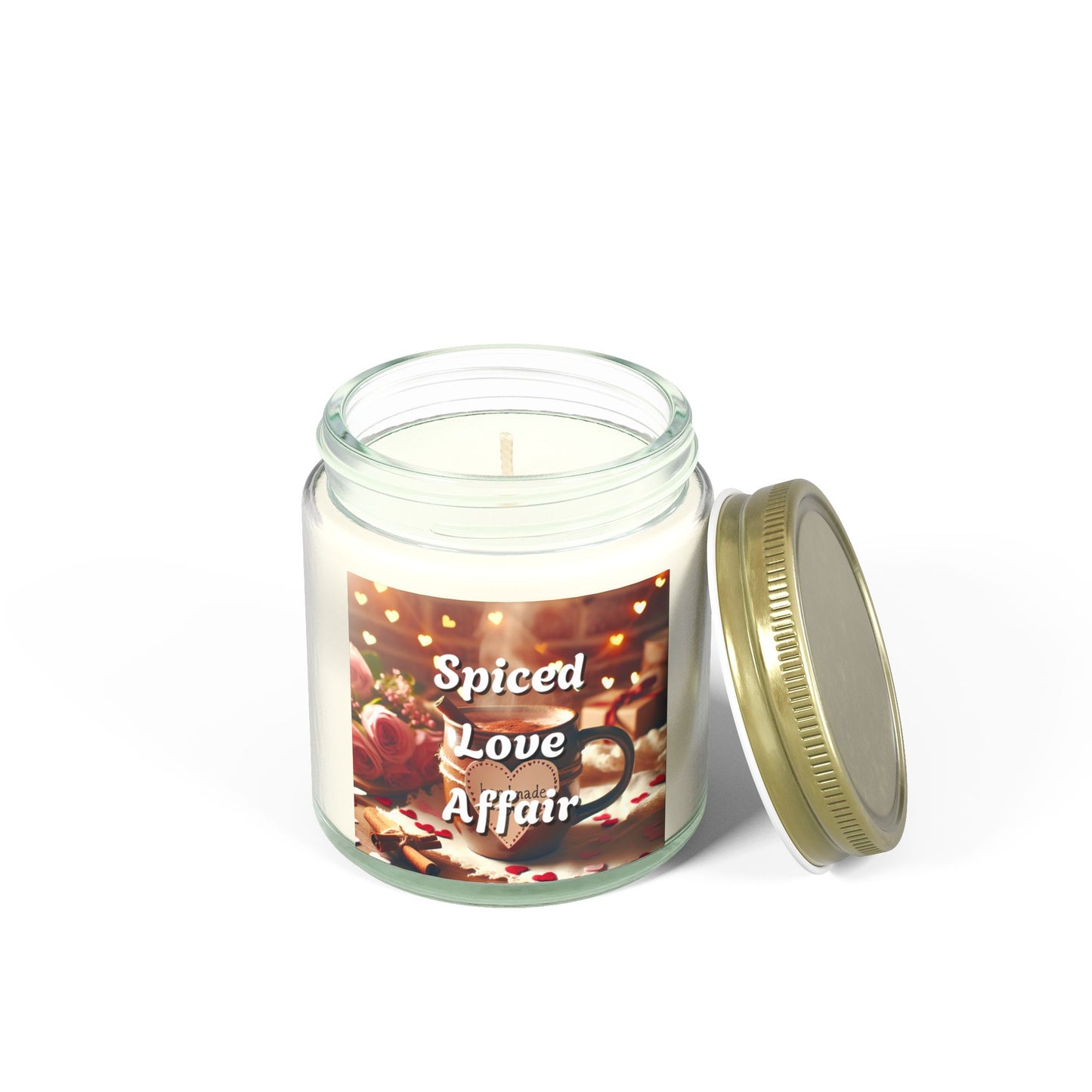 Spiced Love Affair Candles, Coconut Apricot Wax Romantic Home Decor, Relaxing Aromatherapy, Gift for Her,