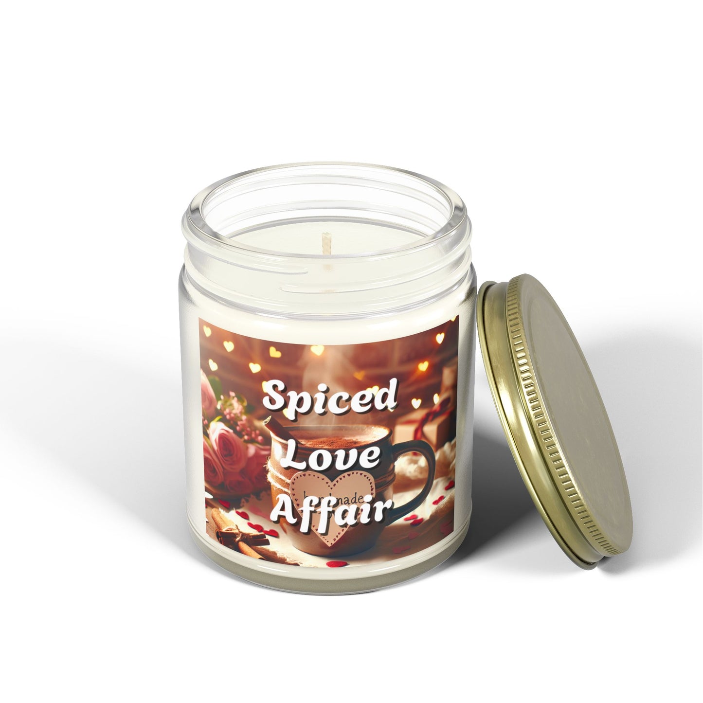 Spiced Love Affair Candles, Coconut Apricot Wax Romantic Home Decor, Relaxing Aromatherapy, Gift for Her,